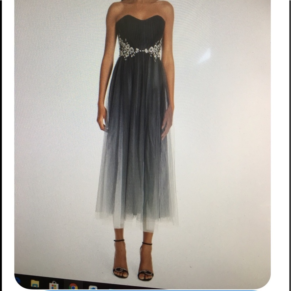 NEW Marchesa Notte Ombré Evening Dress Nordstrom